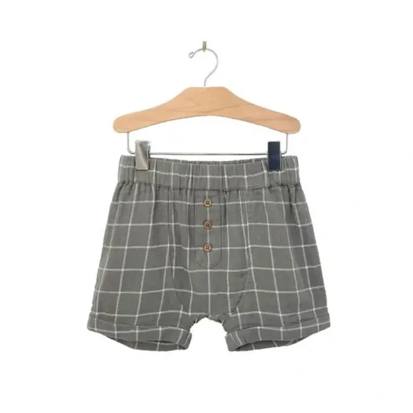 Boy Short- Windowpane - Picture 2 of 2